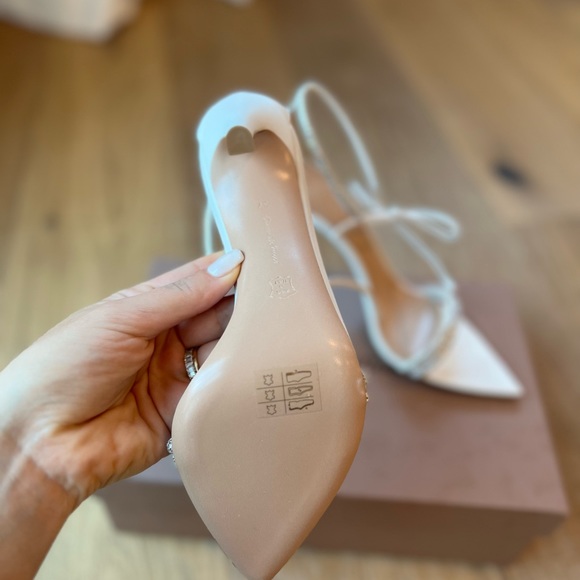 Gianvito Rossi Montecarlo - Highlighted with Crystals and White Leather - Picture 6 of 7